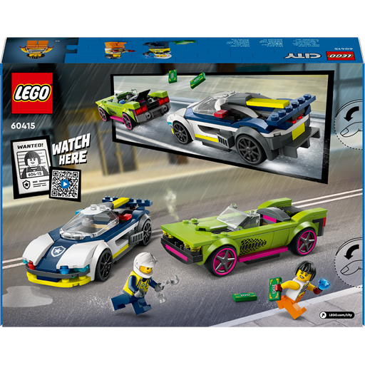 LEGO City Biljagt Med Politi Og Muskelbil - 60415