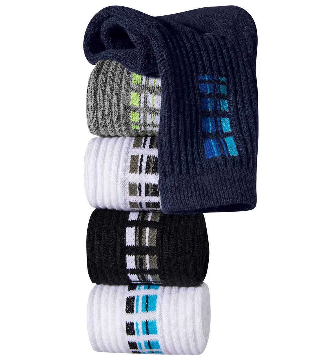 Lot de 5 Paires de Chaussettes Sport