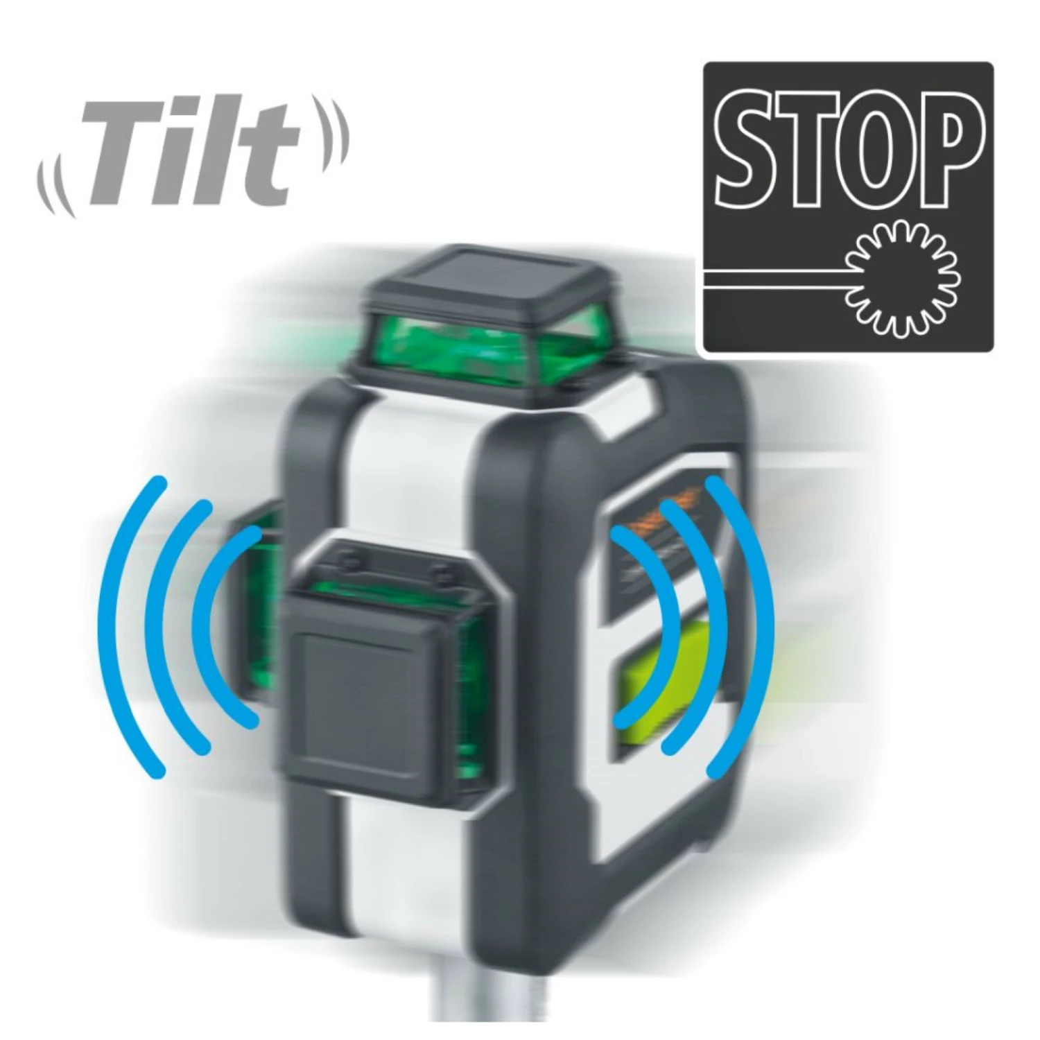 Laserliner CompactPlane-Laser 3G Kruislijnlaser set 150 in tas - 3 lijnen - Groen - 60m