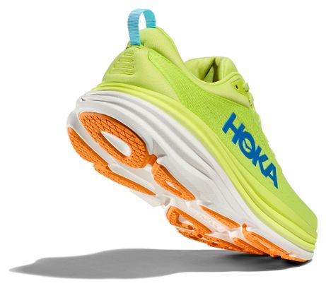 Chaussures Running Hoka Bondi 8 Vert/Bleu/Orange Homme