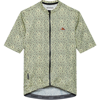 Café du Cycliste Fleurette Kurzarmtrikot Daisy Naples Yellow Damen