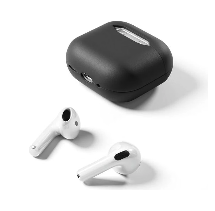 AirPods 4 Echtleder Hülle (9911131300045) - Schwarz