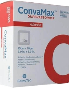 CONVAMAX Superabsorb 10x20cm nicht adhäsiv, 10 Stück