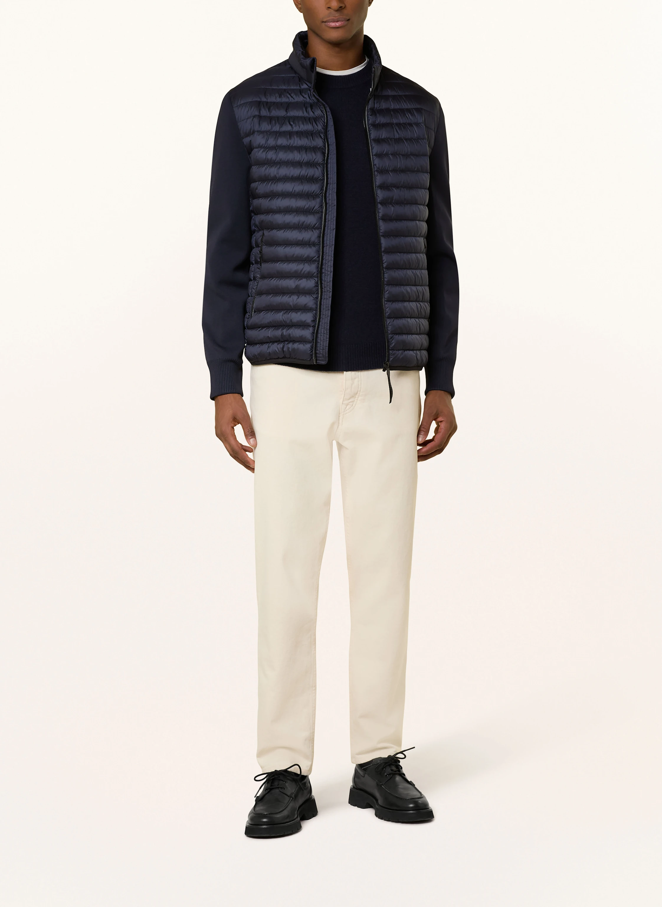 MILESTONE Steppjacke MSAMARILLO im Materialmix