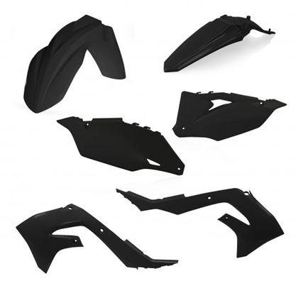 Kit plastiques Acerbis COULEUR NOIR - Noir