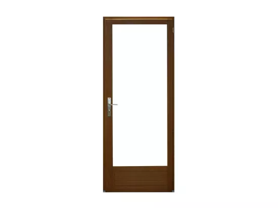 Porte Fenêtre Bois 1 Vantail H215 X L80 Tirant Droite Côtes Tableau Gd Menuiseries