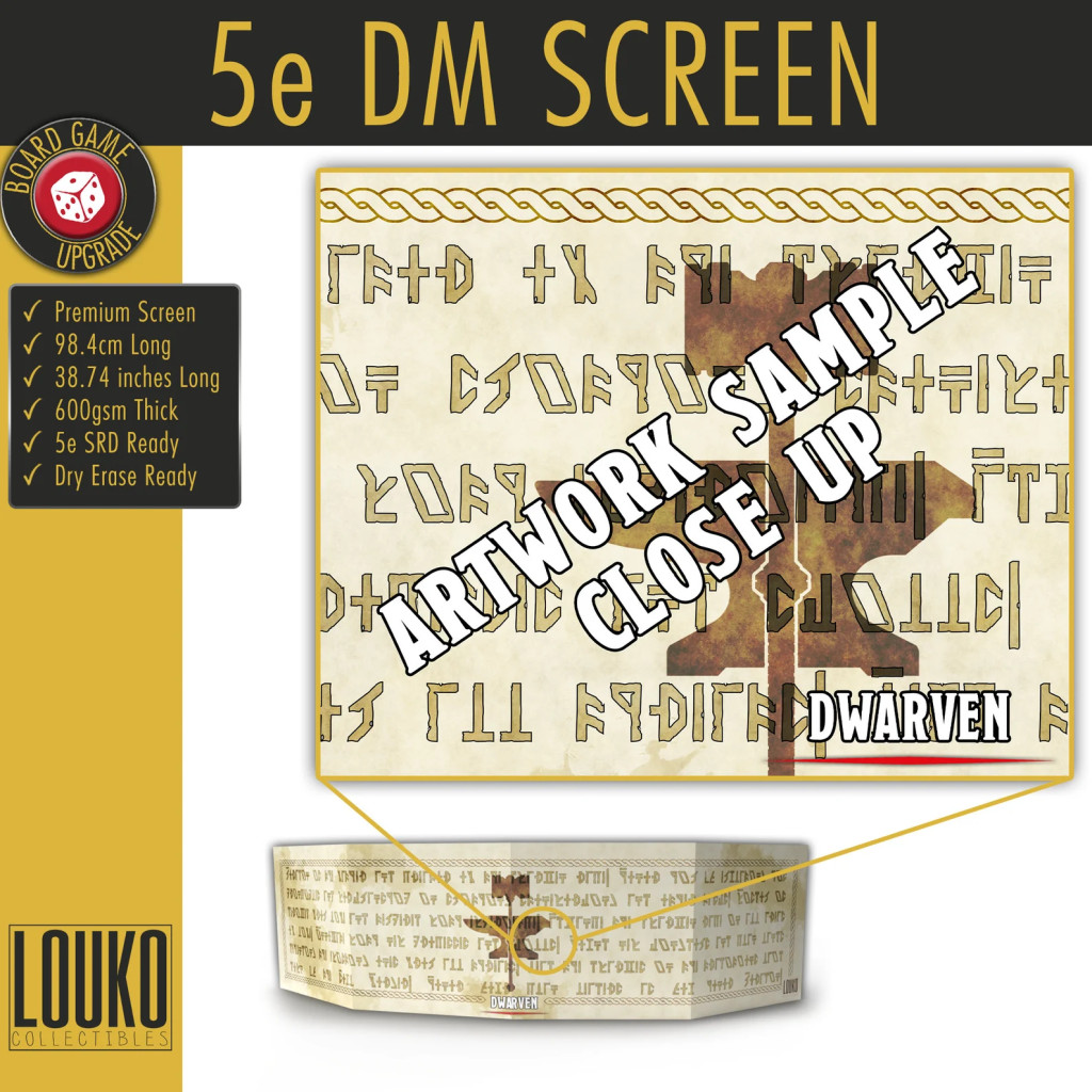 Dwarven - Écran de Maître du Jeu - 5ème Ed.