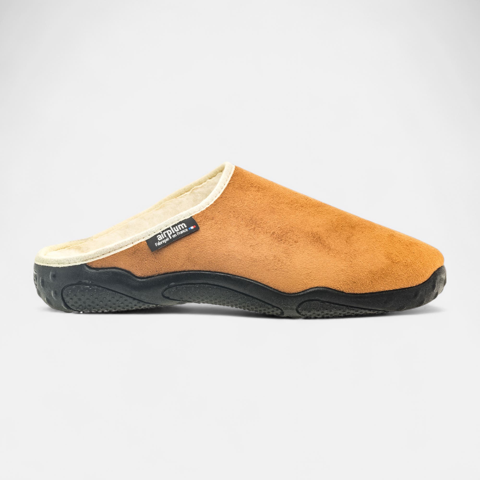 Pantoufles mules Homme camel