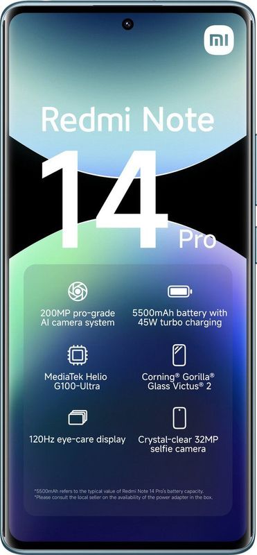 Xiaomi - Redmi Note 14 Pro - Smartphone - 8GB/256GB - Zwart