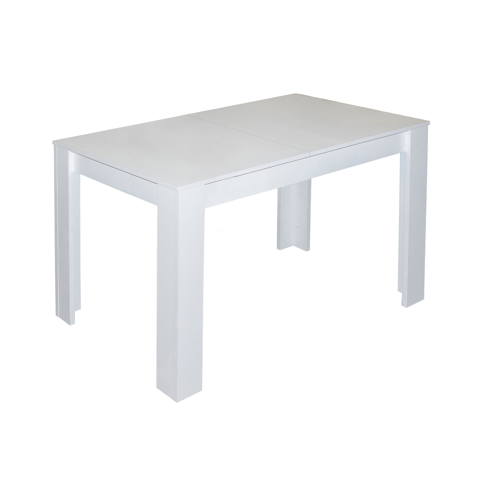Esstisch - weiß - ausziehbar bis 150 cm