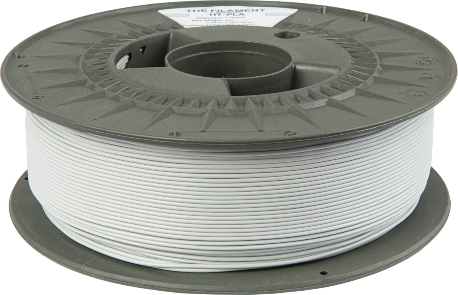 The Filament  HT-PLA Light Grey, 1,75 mm / 1000 g    Hitzebeständiges PLA Filament in Light Grey