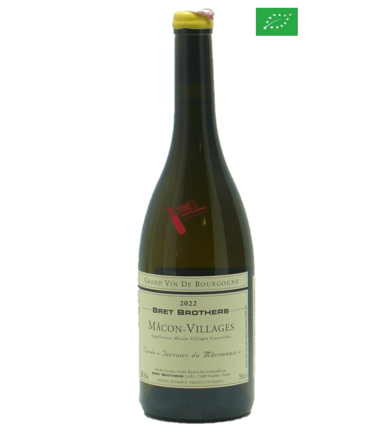 Bret Brothers Macon villages Cuvée Terroirs du Maconnais 2022