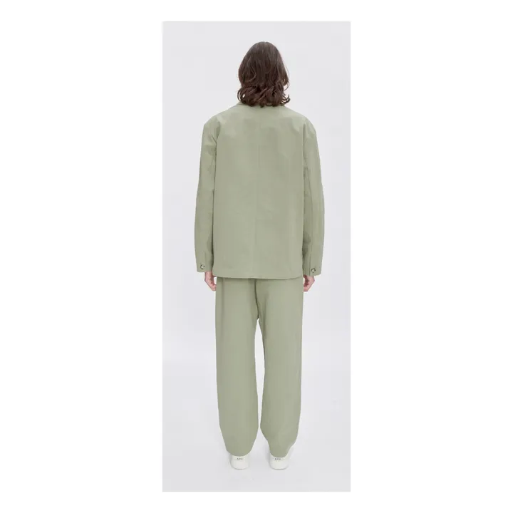 A.P.C. Veste Lazare Lin et Coton | Vert kaki