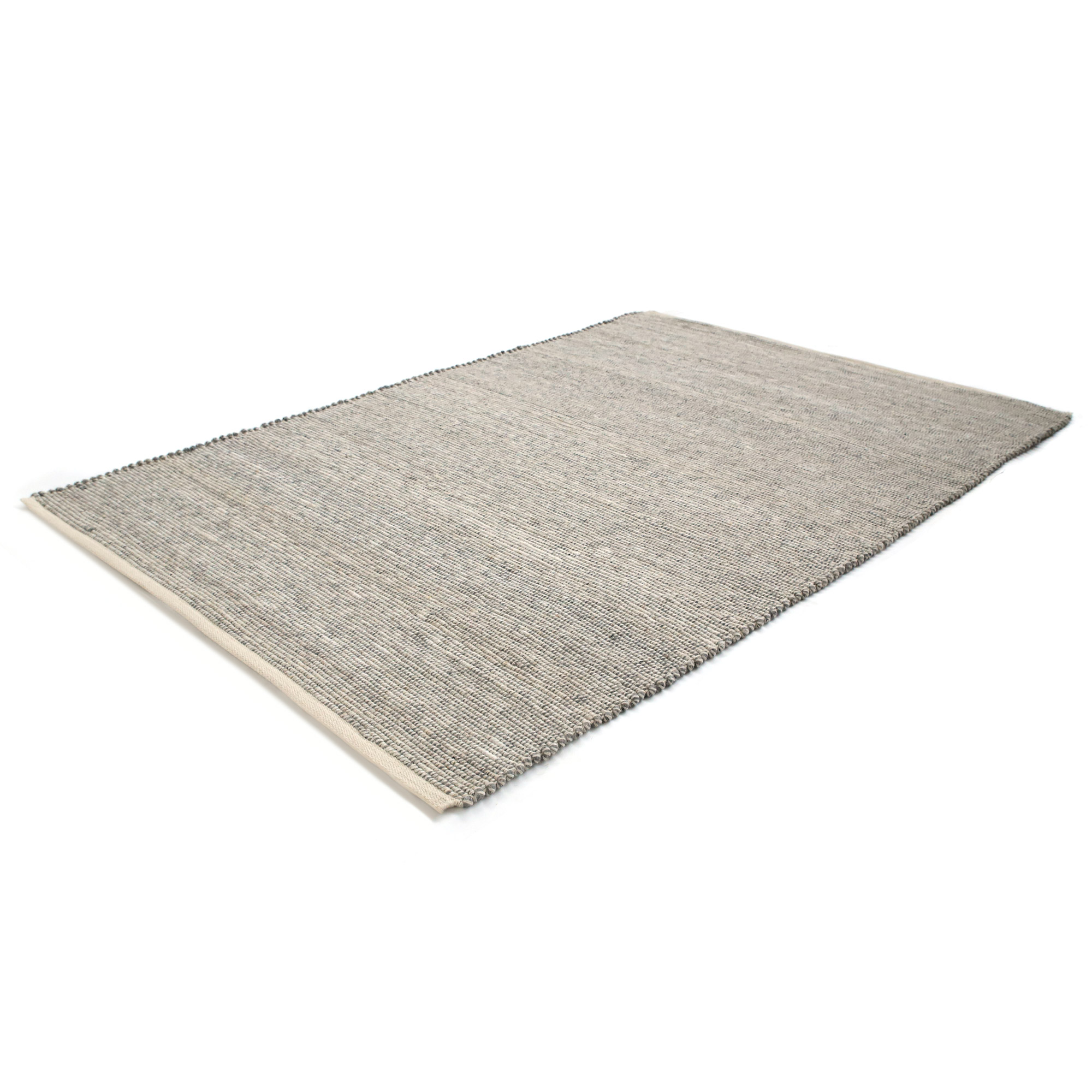 Teppich 'Pratan', grau-weiß, B 200 cm, L 140 cm von fischer's lagerhaus