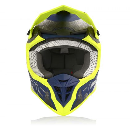 Casque cross Acerbis LINEAR YELLOW/BLUE 2023 - Jaune / Bleu