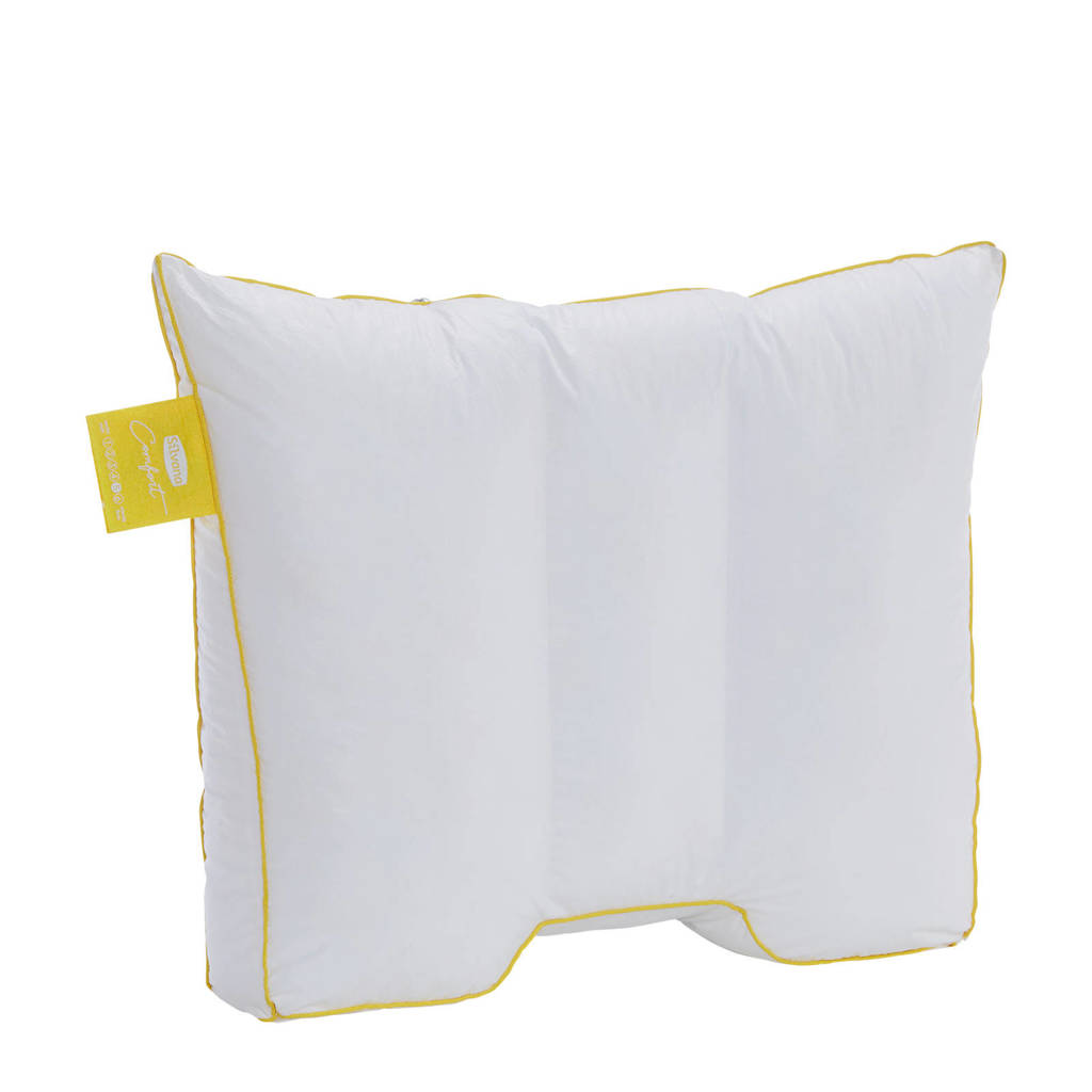 Goed kussensynthetisch hoofdkussen stevig (Comfort Geel) (60x70 cm)