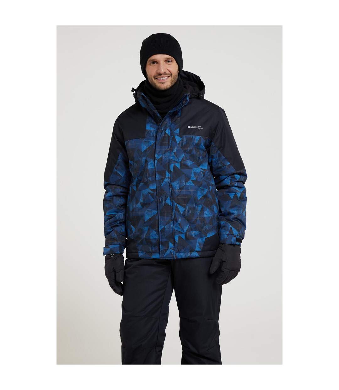 Mountain Warehouse - Blouson de ski SHADOW - Homme (Bleu / Noir) - UTMW1024