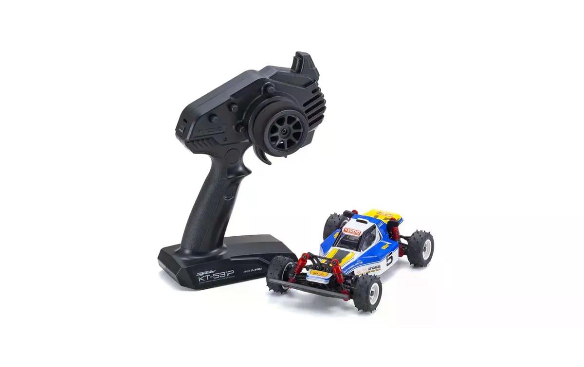 Buggy Mini-Z Optima 4WD Blau, ARTR, 1:27<br>Vollwertiger Performance Buggy im Mini-Z Format als Readyset