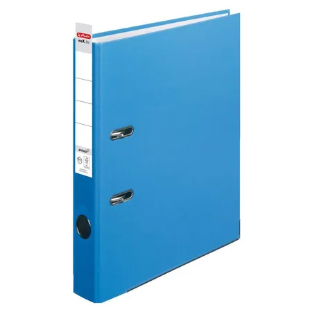 Herlitz Ordner PP A4 5cm FSC-Mix maXfile protect aqua