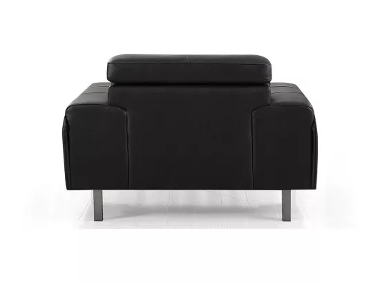 Fauteuil cuir Design GARLIK Marron