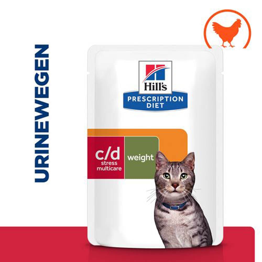 Hill's Prescription Diet Urinary Stress   Metabolic c/d - Kattenvoer - 85 Gram - kip