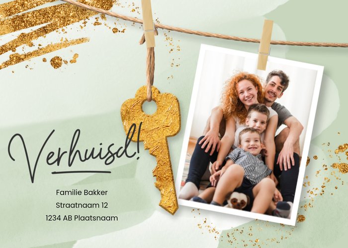 Luckz | Verhuiskaart | met naam