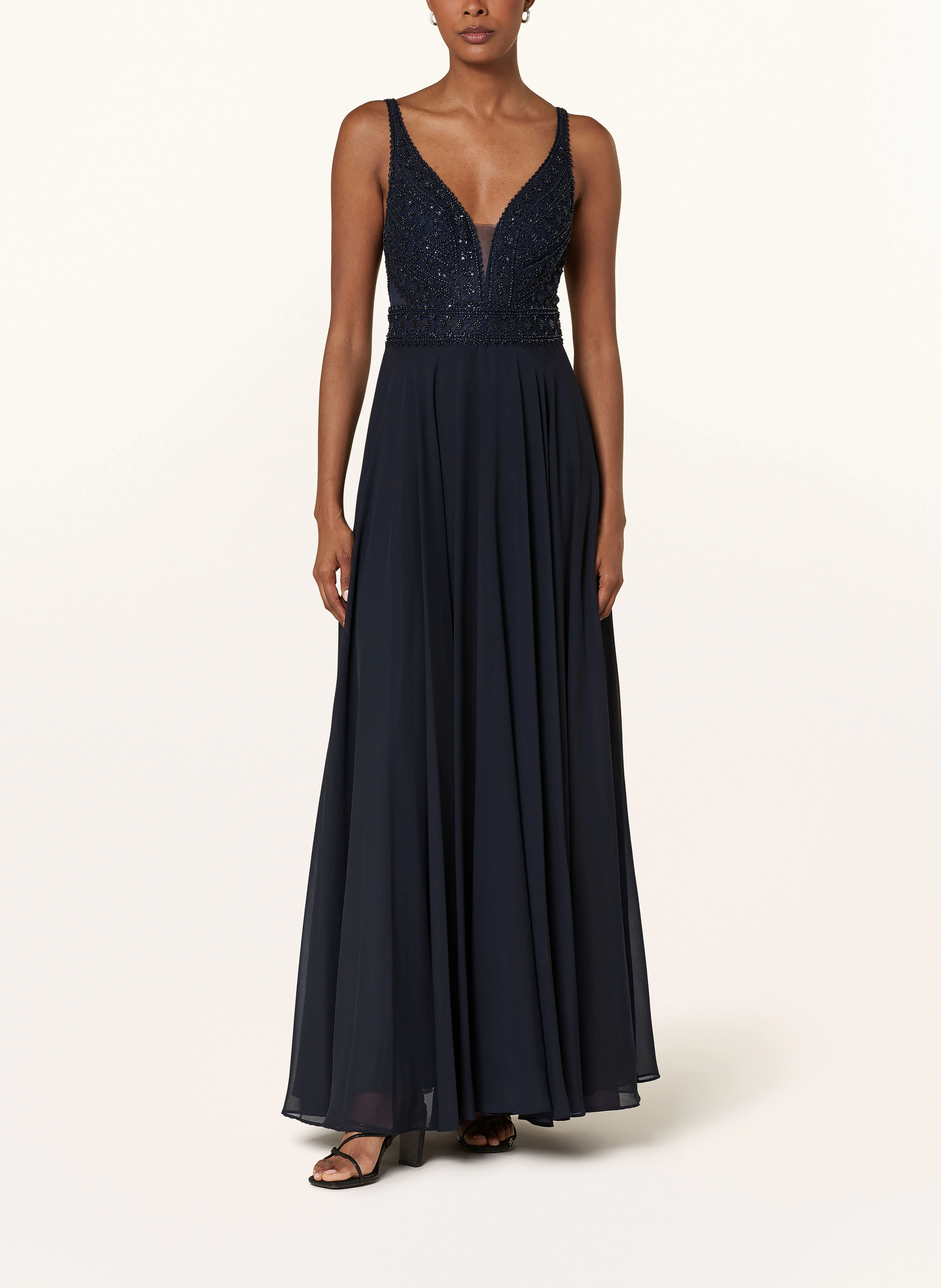 Hey Kyla Abendkleid mit Spitze und Schmucksteinen
