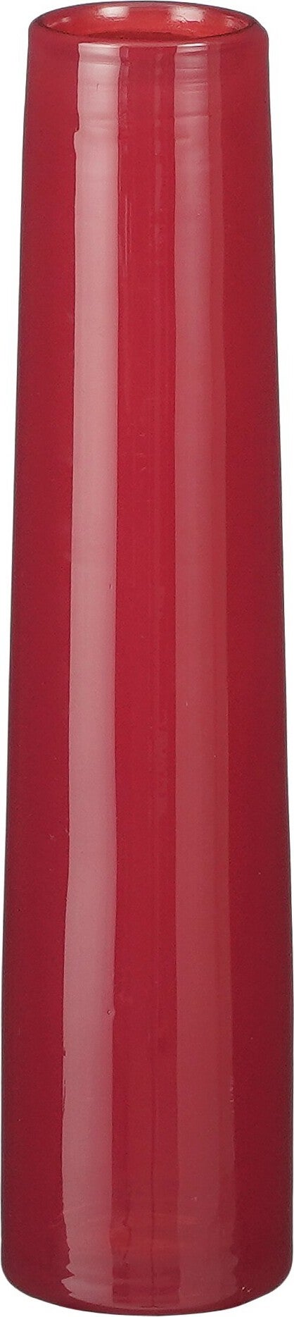 Mica Decorations vaas Xandra rood D 7 H 30,5 cm