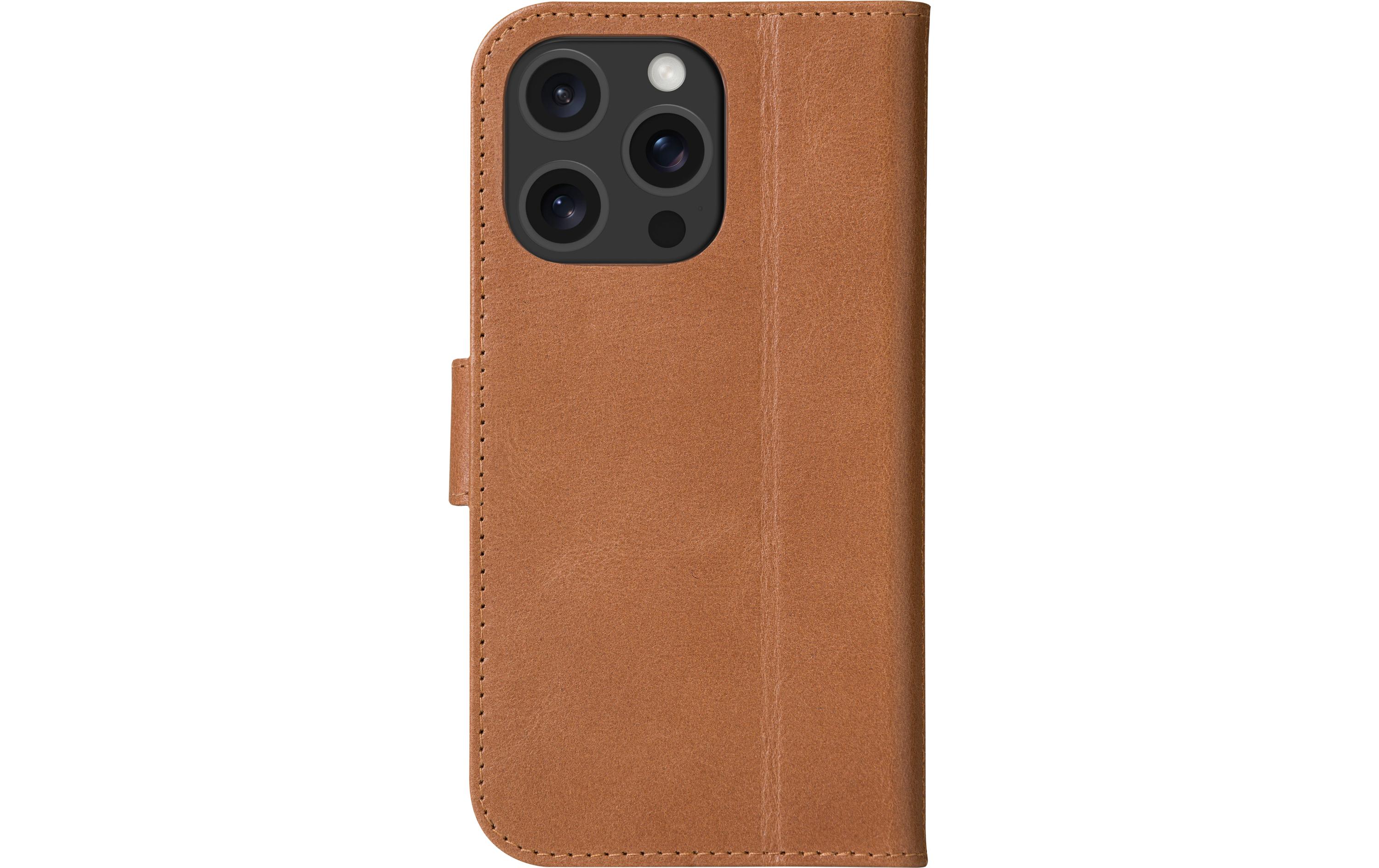 Book Cover Copenhagen iPhone 16 Pro BraunSchutzhülle für das Apple iPhone 16 Pro