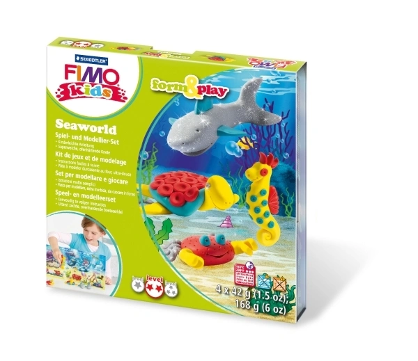 FIKids form & play Set MEERESTIERE 7-teilig in bunt