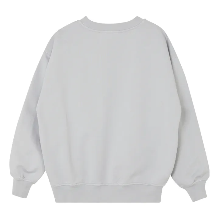Main Story Sweat Logo Coton Bio | Gris clair