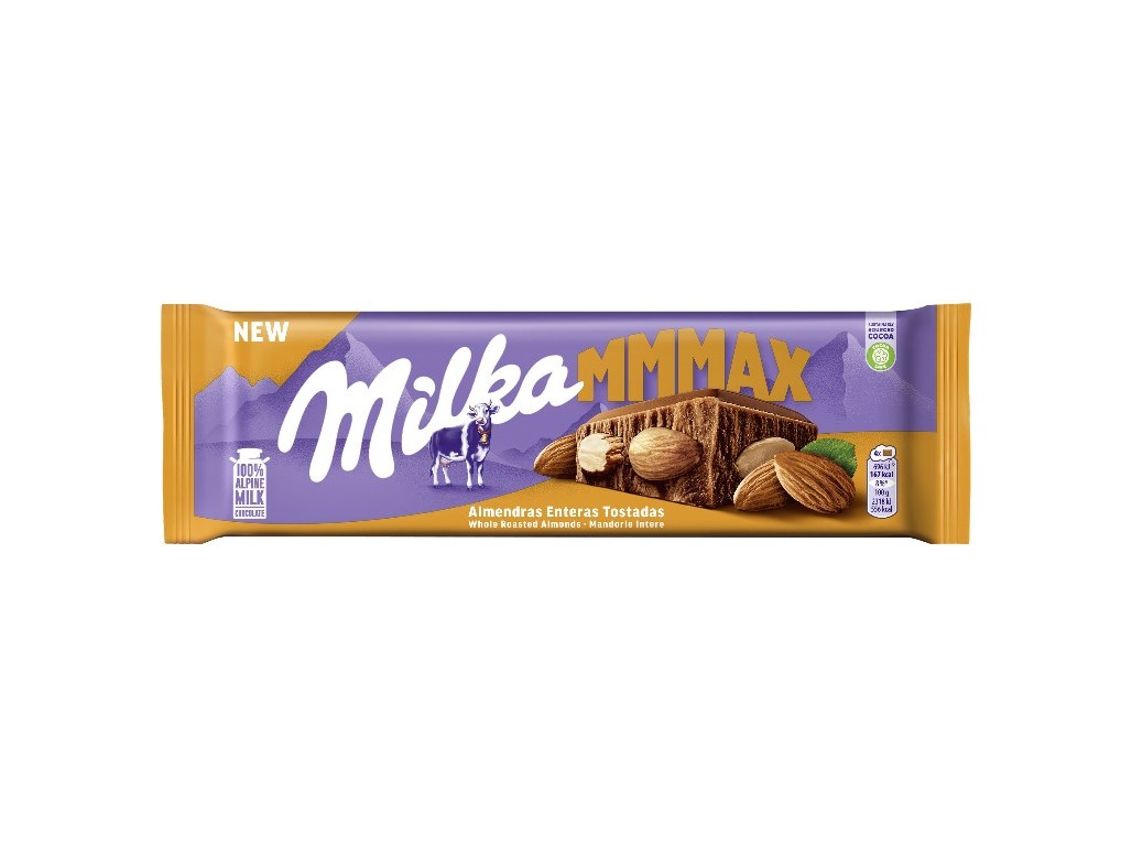 CHOCOLATE DE LEITE MILKA AMÊNDOAS INTEIRAS 270 G