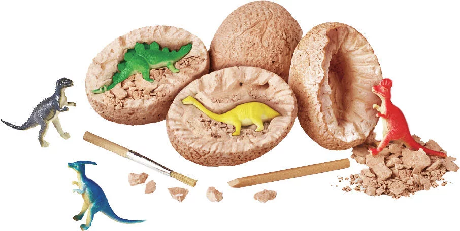 HELLO MAESTRO - COFFRET PALEONTOLOGIE, IL ETAIT UNE FOIS L'HOMME... 12 OEUFS DE DINOSAURES