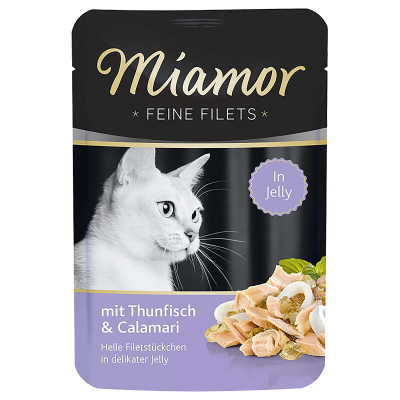 Miamor Feine Filets mit Thunfisch & Calamari 100g