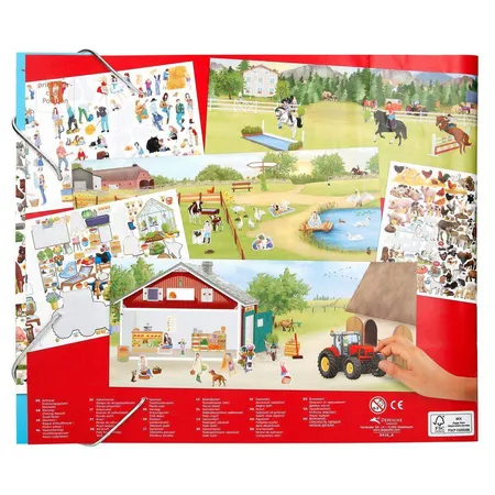 Depesche Malbuch Create your Farm mit Stickern
