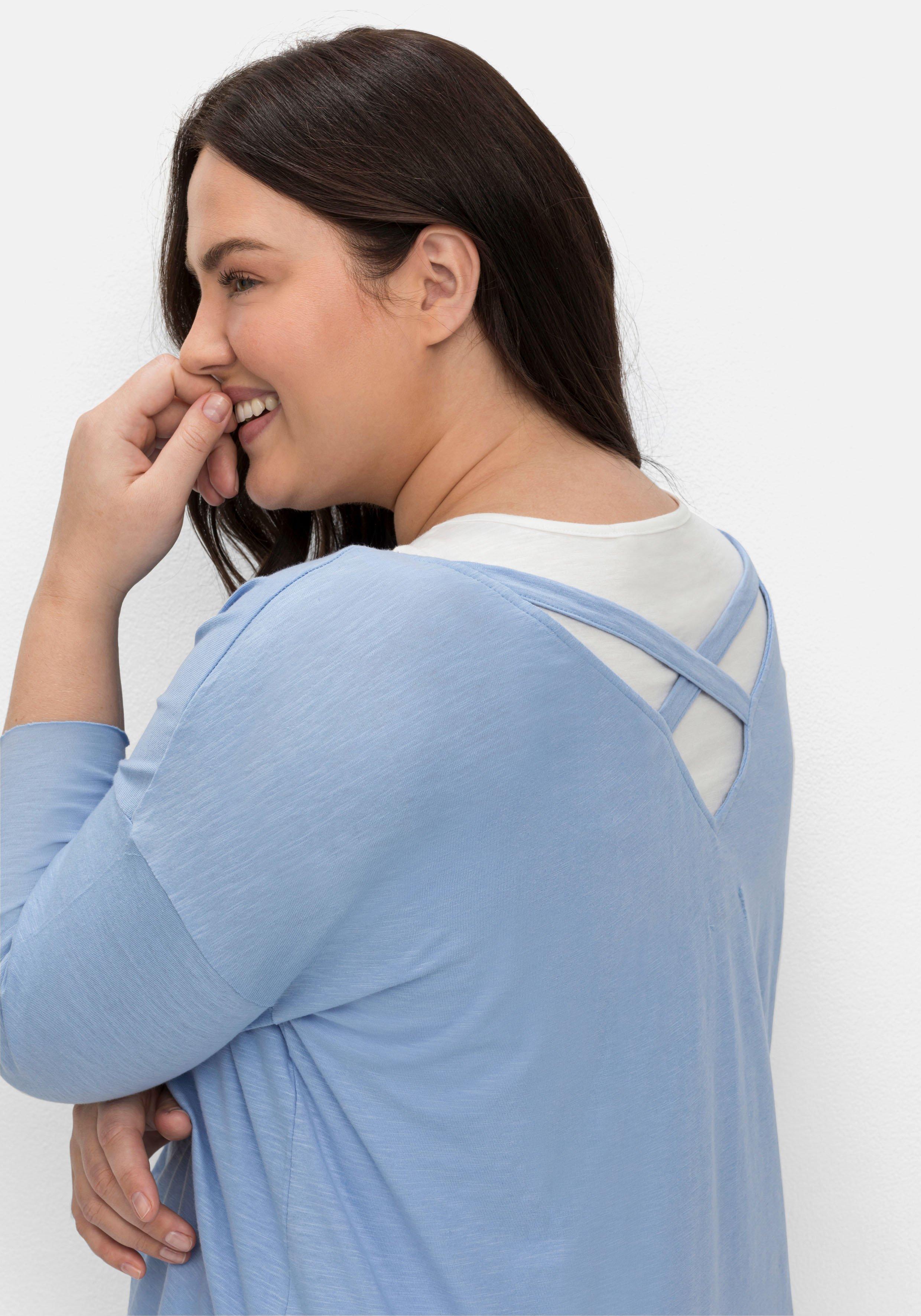 Set aus Oversized-Shirt und Tanktop