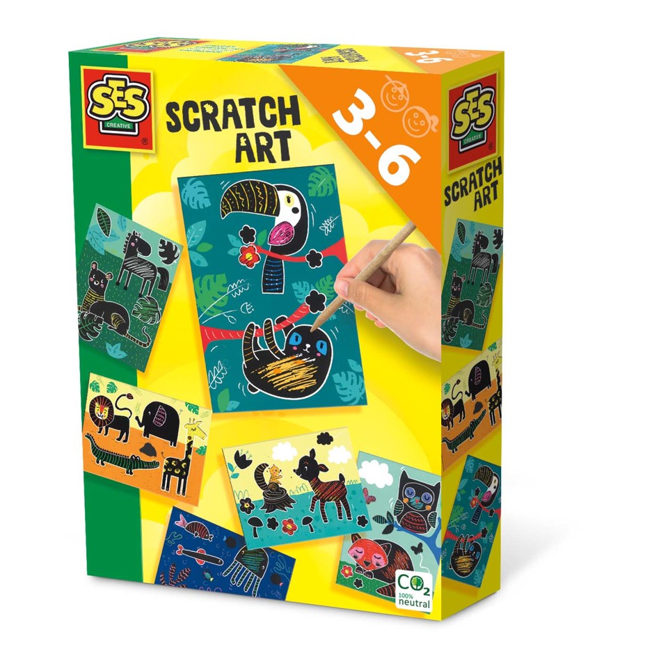 SES Creative - Ridsekort -dyrekunst
