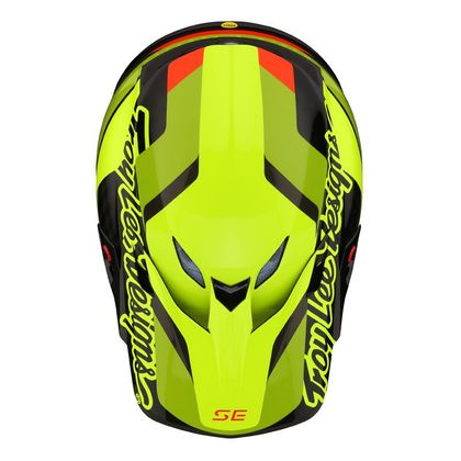 Casque cross TroyLee design SE5 ECE CARBON OMEGA MIPS 2023 - Noir / Jaune