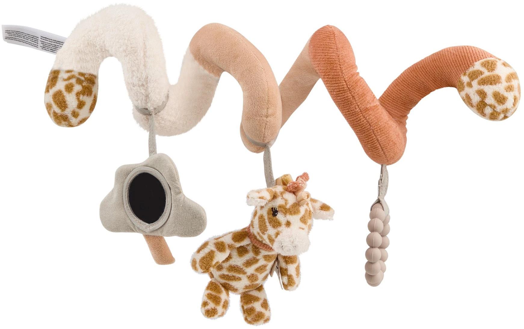 Kinderwagenkette Giraffe KayaSpielzeugspirale zum Befestigen am Gitterbett oder Kinderwagen