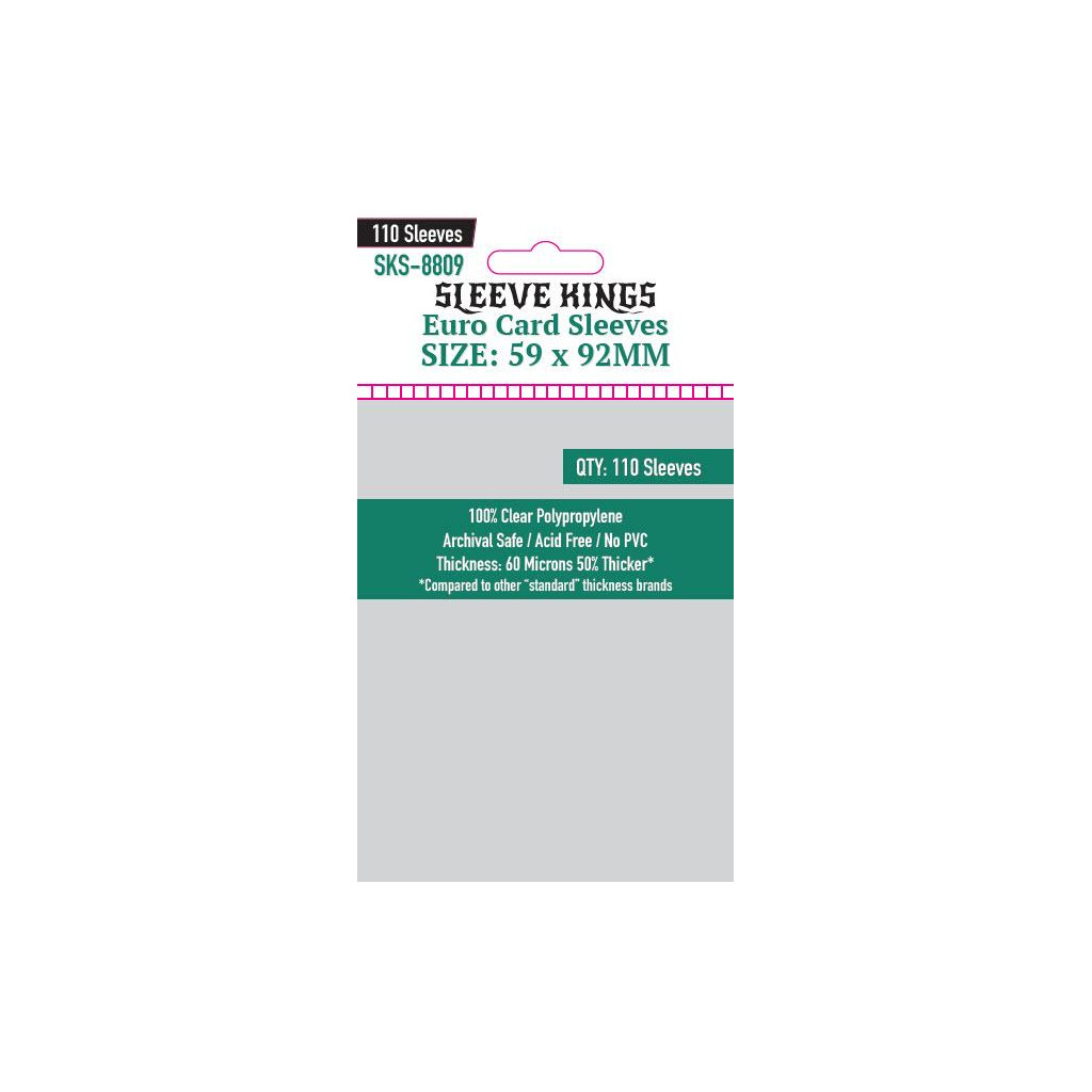 Sleeve Kings - Euro Card - 59x92mm - 110p