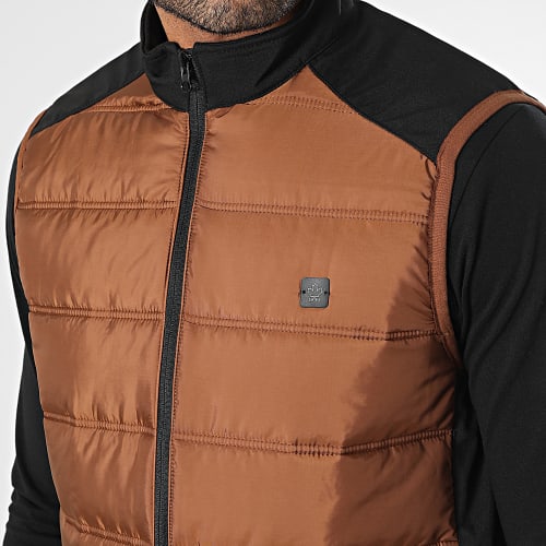 Doudoune Sans Manches Marron