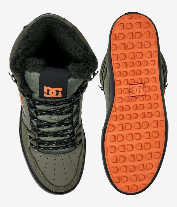 DC Pure High Top WC WNT Schuh (dusty olive orange)