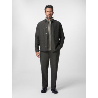 Herren-Hemdjacke, Anthrazit