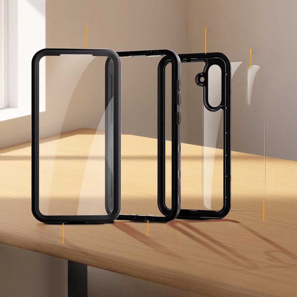 Samsung Galaxy A56 Wasserfeste Outdoor Schutz Hülle (IP68) - Schwarz