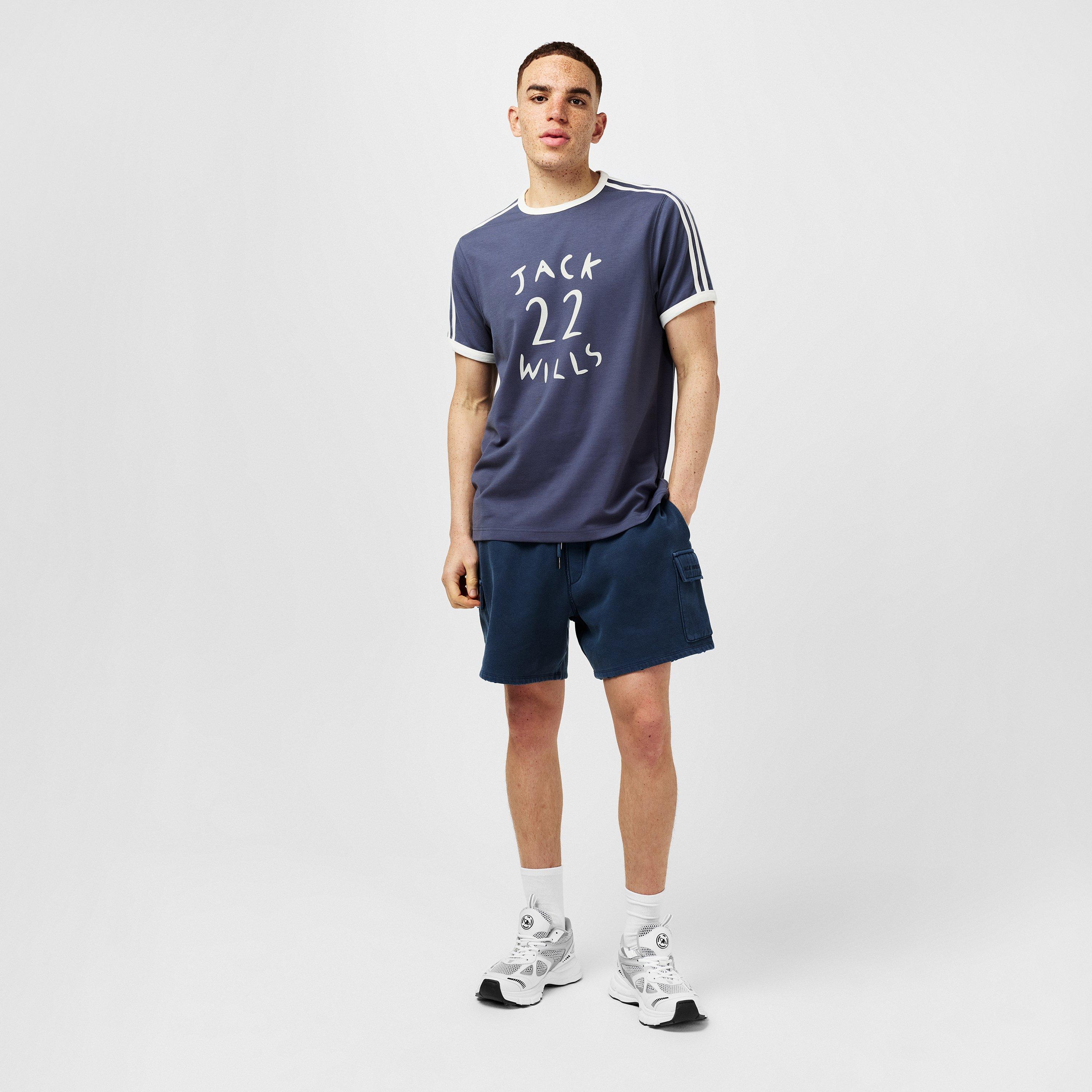 Jack Wills JW Sleeve Stripe Ringer T Shirt