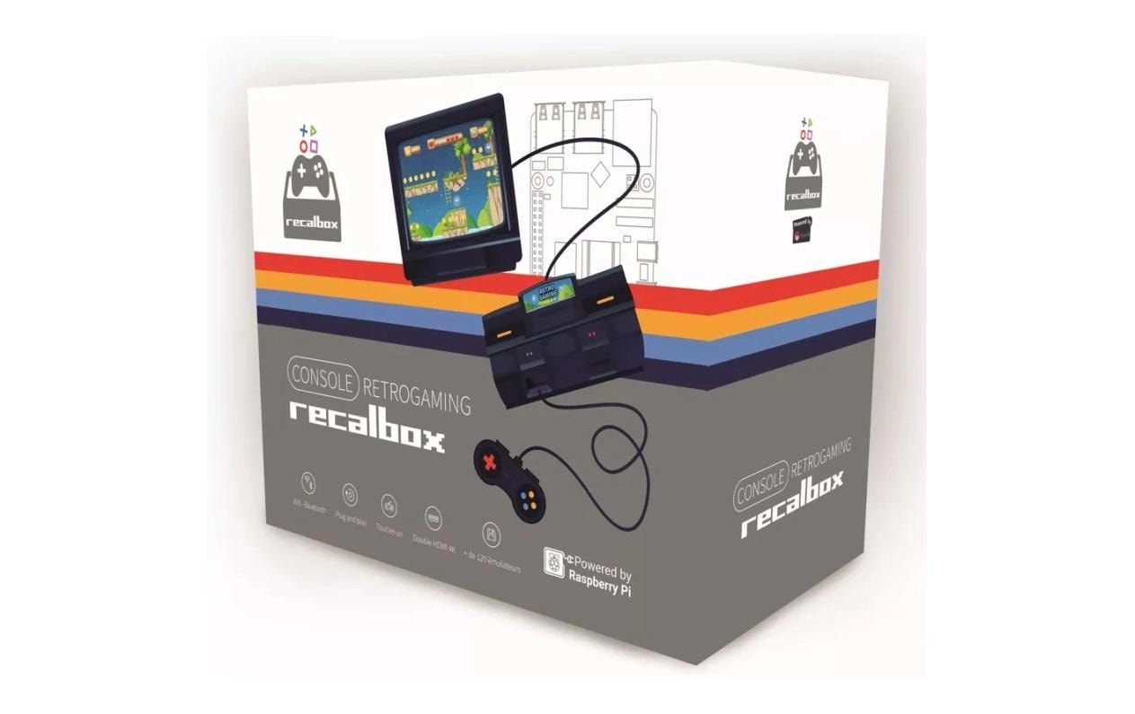 Gaming Kit Raspberry Pi 4, 4 GB Retrogaming PS1 Set<br>Retrogaming-Konsole auf Raspberry Pi 4 Basis