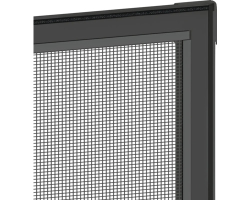 Insectenhor aluminium telescopische deur antraciet 100x215 cm