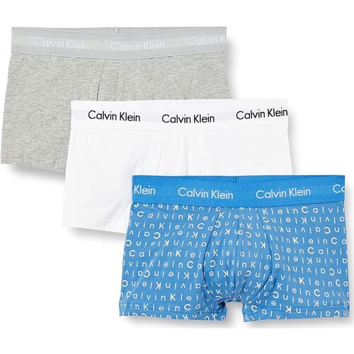 Calvin Klein Jeans - TRUNK 3PK LOW RISE CLAVIN KLEIN HOMBRE Gris