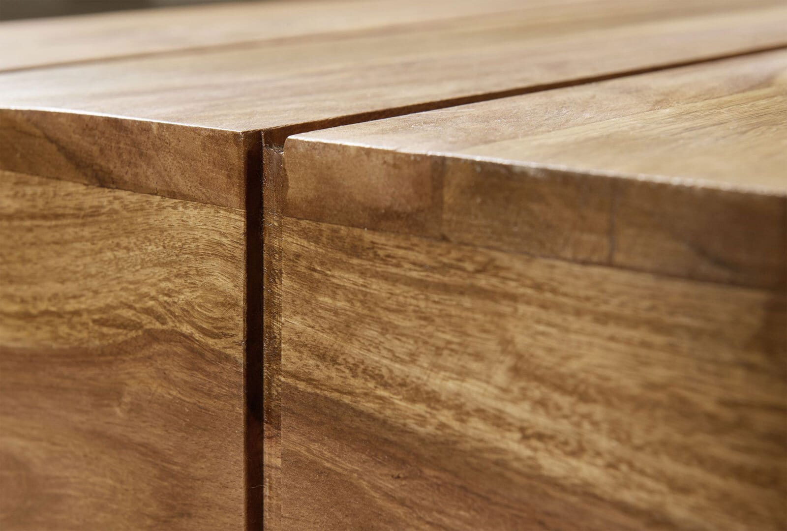 Couchtisch Marcalli 120x45 Massivholz Akazie