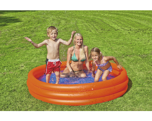 Happy People 3-rings kinderzwembad Ø 157x28 cm oranje